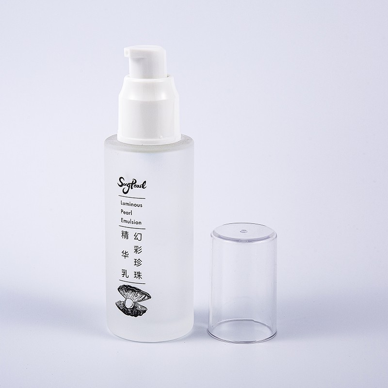 50ml Frosted Glass Cosmetic Bottle with spray 50ml Frosted Glass Cosmetic Bottle with spray